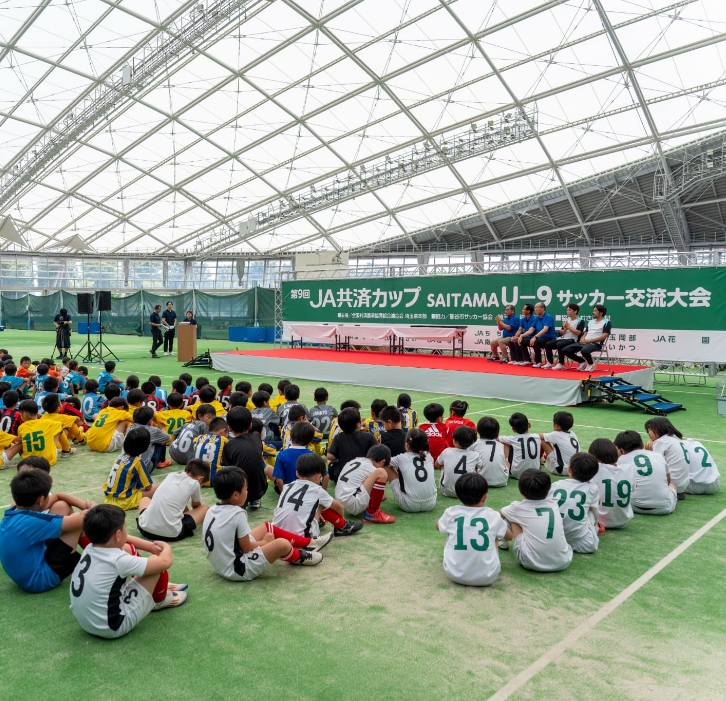 サッカー交流大会の様子